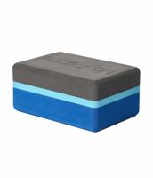 Manduka UpHold Yoga Blok EVA-Schuim Grijs/Blauw Rechthoekig - 23 x 15 x 10 cm - thumbnail