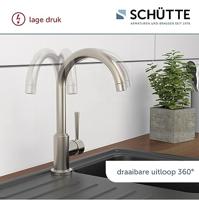 CORNWALL ééngreepsmengkraan keuken met ronde uitloop, lage druk, chroom lage druk kraan - alleen geschikt voor lage druk boilers/kleine accumulatoren (onder wastafel model) met hoge ronde uitloop - thumbnail