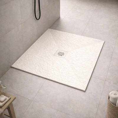 Douchebak BWS Stonelle Antislip Composiet 90x90x3 cm Inkortbaar Beige Douchebak BWS Stonelle Antislip Composiet 90x90x3 cm Inkortbaar Beige