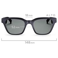 Bose Frames Audio-Zonnenbril Alto, Zwart, 51 x 148 x 51 mm - thumbnail