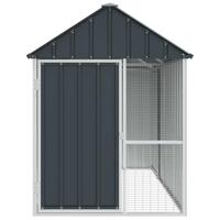 Vogelkooi Antraciet 215 x 112 x 141 cm Gegalvaniseerd staal - thumbnail