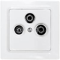 Eltako TV55E/3-wg TV/RF/SAT-afdekking Schroefbevestiging - thumbnail