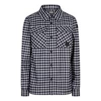 Shirt Jacket Check Navy - thumbnail