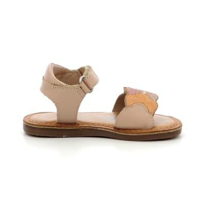 Leren kindersandalen Dyastar KICKERS¨ rozen