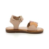 Leren kindersandalen Dyastar KICKERS¨ rozen - thumbnail