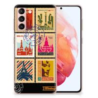Samsung Galaxy S21 | Silliconen Back Cover | Postzegels - thumbnail