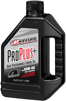 MAXIMA RACING OILS motorolie "pro plus+ 4t". motoroil 4t 10w-40 maxima 1l pro plus