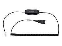 Jabra GN1218 Smart Cord spiraalkabel QD naar RJ9, 2 meter - thumbnail