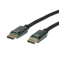ROLINE DisplayPort Kabel, DP-DP, v1.2, M/M, 1 m - thumbnail