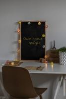 Konstsmide 3176-503 Motief lichtketting Kogel Binnen werkt op batterijen Aantal lampen 16 LED Warmwit Verlichte lengte: 2.25 m - thumbnail