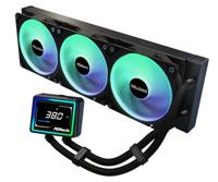 Asrock Challenger 360 Digital Processor Kit voor vloeistofkoeling 12 cm Zwart - thumbnail