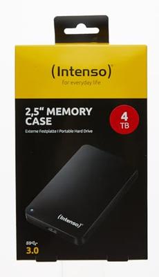 Intenso Memory Case 4TB (USB 3.0) Externe harde schijf Zwart - thumbnail