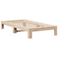 Bedframe zonder matras massief grenenhout 100x200 cm - thumbnail
