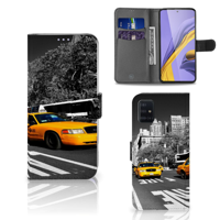 Samsung Galaxy A51 Flip Cover New York Taxi - thumbnail