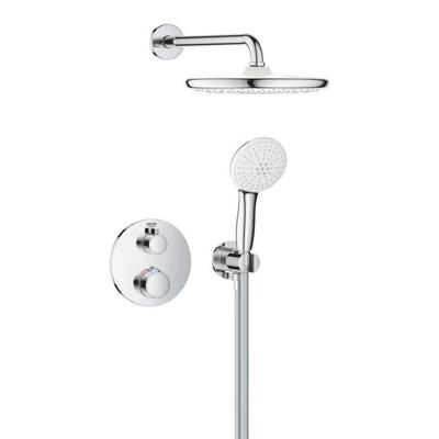 Grohe Tempesta 250 Regendouche set - ronde hoofddouche - incl. douche arm - ronde handdouche - chroom 1039960000 Grohe Tempesta 250 Regendouche set - ronde hoofddouche - incl. douche arm - ronde handdouche - chroom 1039960000