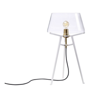 Tonone Ella Tafellamp - Wit - Transparant - thumbnail