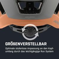 Olympic Sportswear Alpina sports mtb helm kamloop 51-55 mat grijs/perzik - thumbnail