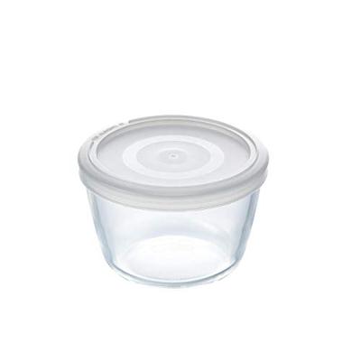 Pyrex Cook and Freeze Ronde Glazen Vershoudschaal met Deksel 0.6L Pyrex Cook and Freeze Ronde Glazen Vershoudschaal met Deksel 0.6L