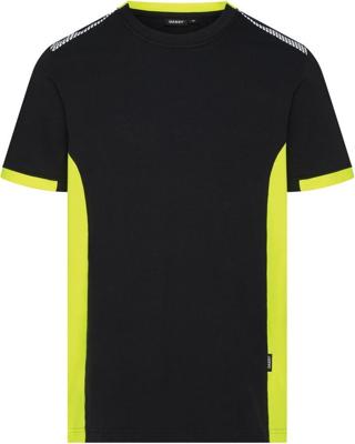 DASSY polo veracruz nachtblauw/fluogeel xl