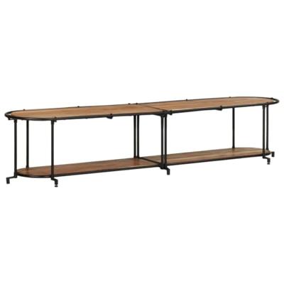 Tv-meubel 200x42x40 cm massief acaciahout