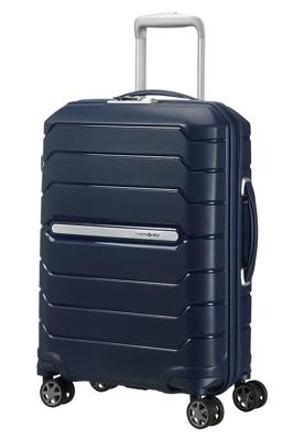 Samsonite Flux Spinner 55 Expandable navy blue Harde Koffer