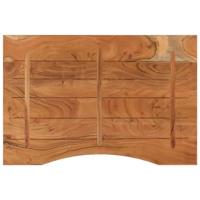 Bureaublad rechthoekig 100x60x2,5 cm massief acaciahout - thumbnail