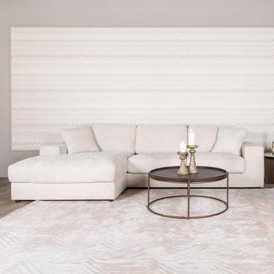 Richmond 2,5-zits Loungebank 'Santos' Links, Chenille, kleur Beige