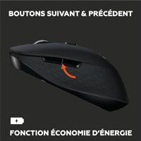 Draadloze muis - MOBILITY LAB - Omega - Bluetooth en 2,4GHz ontvanger - Zwart - Stille klikken - Verstelbare precisie - thumbnail