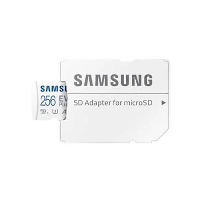 Samsung EVO Plus microSD Card 256GB Micro SD-kaart Wit - thumbnail
