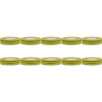 Isolatietape 10 Pack - Yurga - Groen/Geel - 20mmx20m - thumbnail