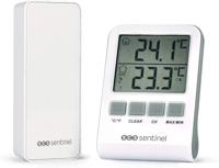Digitale thermometer voor binnen/buiten - SCS SENTINEL - HCN0062 DigiThermo binnen/buiten - Bereik: 60 m - 433 MHz - Wit - thumbnail