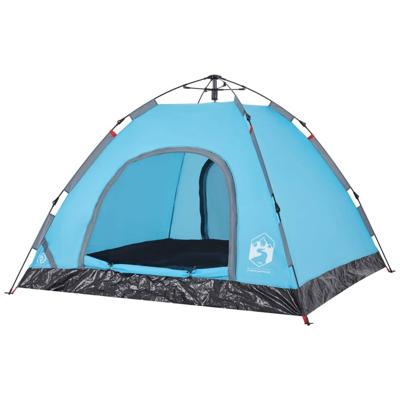 VidaXL Tent 3-persoons snelontgrendeling blauw VidaXL Tent 3-persoons snelontgrendeling blauw
