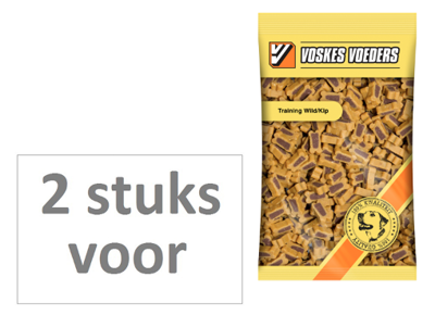2 stuks! hondenvoer training wild kip - Voskes - thumbnail