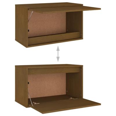 Tv-meubelen 5 st massief grenenhout honingbruin