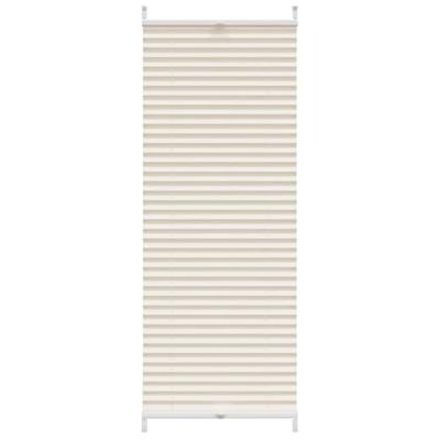 VidaXL Plisséjaloezie 60x125 cm crème