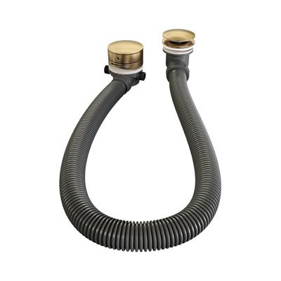 Brauer Geborsteld Goud Badvulcombinatie Messing