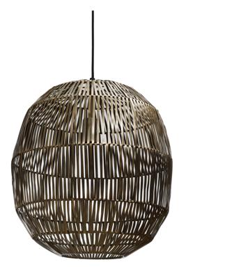 PTMD hanglamp jennner bronskleurig 42 cm | 2 stuks