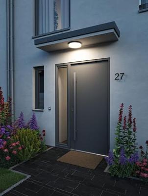 Paulmann 75409 Luiana Dämmerungsgesteuerter Bewegungsmelder (HF) Plafondlamp LED 16.5 W Wit Paulmann 75409 Luiana Dämmerungsgesteuerter Bewegungsmelder (HF) Plafondlamp LED 16.5 W Wit