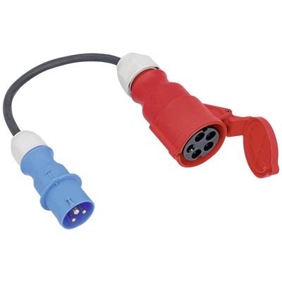 AS Schwabe 61374 Stroom Adapterkabel 16 A Zwart 0.3 m H07RN-F 3G 2,5 mm² AS Schwabe 61374 Stroom Adapterkabel 16 A Zwart 0.3 m H07RN-F 3G 2,5 mm²