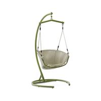 Kave Home Hangstoel 'Saliga' Rattan, kleur Groen - thumbnail