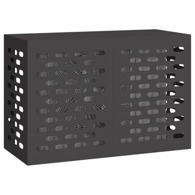 VidaXL Airconditioner hoes zwart 90 x 40 x 60 cm staal VidaXL Airconditioner hoes zwart 90 x 40 x 60 cm staal