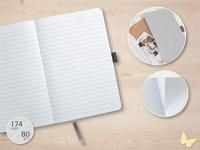 Sigel SI-JN335 Notitieboek Jolie Beauty A5 Hardcover Gelinieerd Roze Love 174 Blz 80g - thumbnail