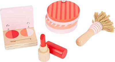 Small Foot houten retro speel make-up in koffer - thumbnail
