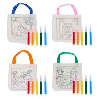 Katoenen Tas met 5 Stiften - thumbnail