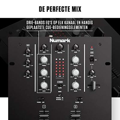 Numark M2 Total Black 2-kanaals scratch mixer