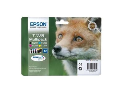 Epson Inktcartridge T1285 Origineel Combipack Zwart, Cyaan, Magenta, Geel C13T12854012