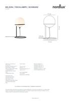 Nordlux TafellampWilson zwart met wit - 2412575003 - thumbnail
