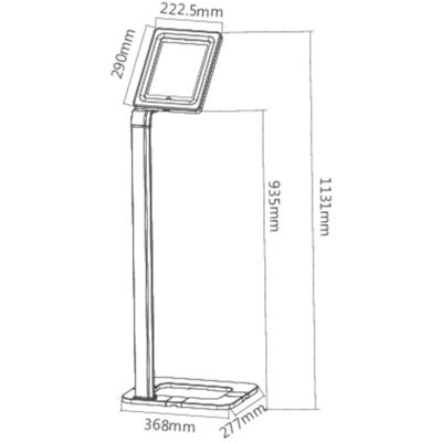 Renkforce PAD15-01 Tabletstandaard Universeel 24,6 cm (9,7) - 25,7 cm (10,1) Renkforce PAD15-01 Tabletstandaard Universeel 24,6 cm (9,7) - 25,7 cm (10,1)