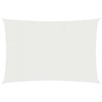 VidaXL Zonnezeil 160 g/m² 3x6 m hdpe wit - thumbnail