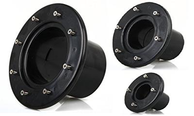Europond Doorvoer 75mm met Tegenflens - ABS, Eenvoudige Installatie voor Waterbeheer